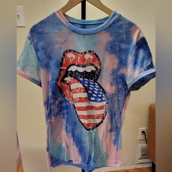 America 4th of July Tye Dye Tee - Picture 3 of 4